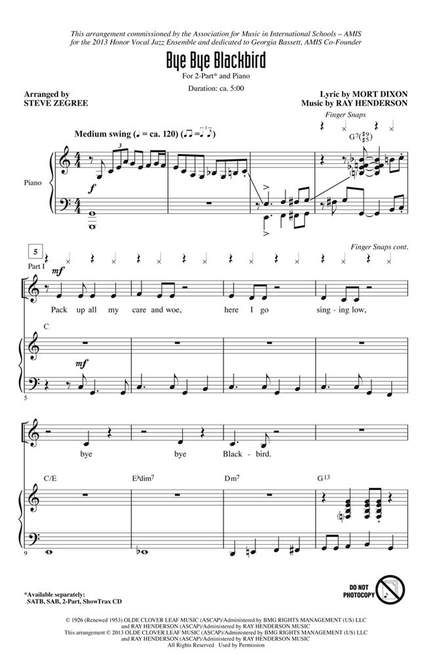 Bye Bye Blackbird