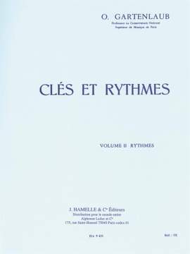 Odette Gartenlaub: Cles Et Rythmes - Volume II Rythmes Book