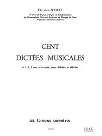 Wolff: 100 Dictees Musicales Assez Difficiles 1 2 3