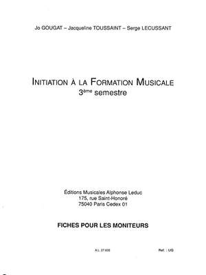 Serge Lecussant: Fiches Pedagogiques Moniteur No.3 Le Complet
