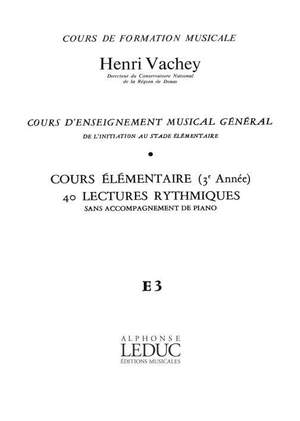 Vachey: Vachey Cours Enseignt Musical General