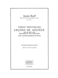 Jeanine Rueff: 20 Nouvelles Leçons de solfège