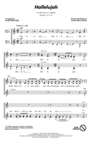 Leonard Cohen: Hallelujah - SSAA a Cappella