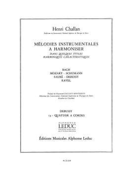 Henri Challan: Melodies Instrumentales a Harmoniser Vol. 14
