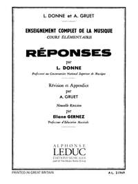Donne: Reponses Elementaire