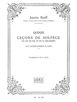 Jeanine Rueff: Quinze Leçons de solfège (15)
