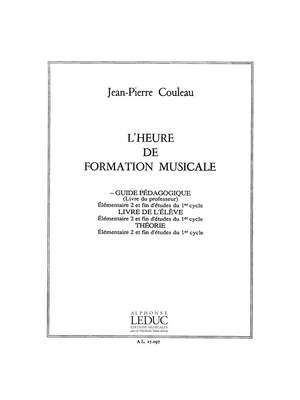 Jean-Pierre Couleau: L'heure de formation musicale - Elém. 2 - Prof.