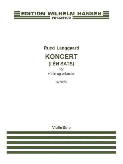 Rued Langgaard: Koncert