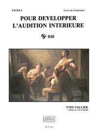 Callier: Developper L'audition Interieure Professeur