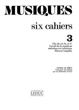 Le Prev: Musiques Volume 3 Cles De Sol Fa Ut 4eme