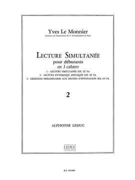 Yves Le Monnier: Lecture Simultanee Pour Debutant Vol 2