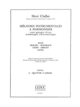 Henri Challan: Melodies Instrumentales a Harmoniser Vol. 17