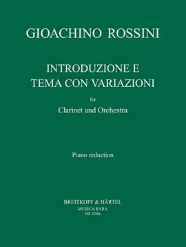Rossini, Gioachino (attr.): Introduzione e Tema con Variationi