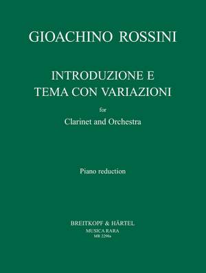 Rossini, Gioachino (attr.): Introduzione e Tema con Variationi
