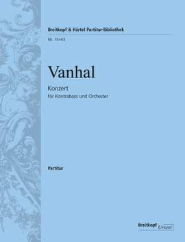 Vanhal, Johann Baptist: Kontrabasskonzert