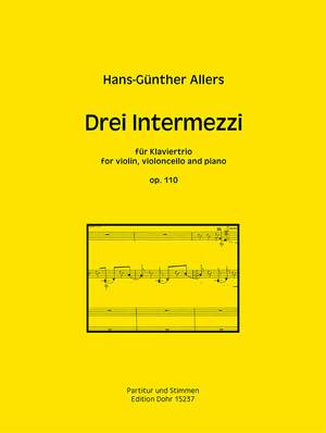 Allers, H: Three Intermezzos op. 110