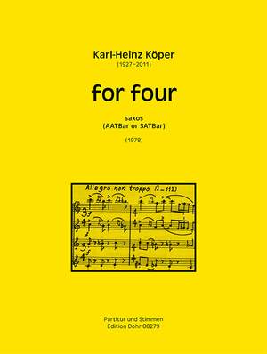 Koeper, K: for four