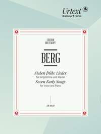 Berg, Alban: Sieben frühe Lieder für Singstimme und Klavier