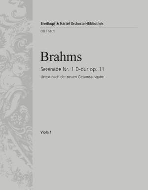Brahms, Johannes: Serenade Nr. 1 D-dur op. 11