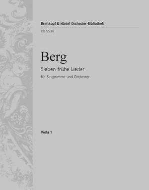 Berg, Alban: 7 frühe Lieder