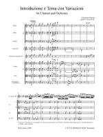 Rossini, Gioachino: Introduzione e Tema con Variationi Product Image