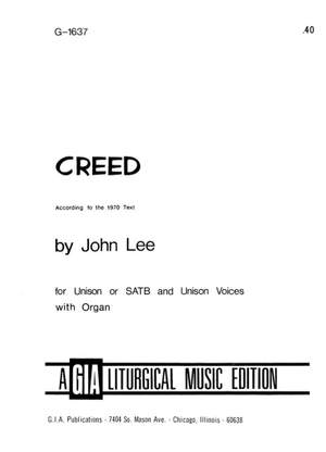 John Lee: Creed