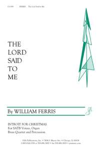 William Ferris: The Lord Said to Me - Instrumental parts