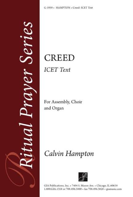 Calvin Hampton: Creed
