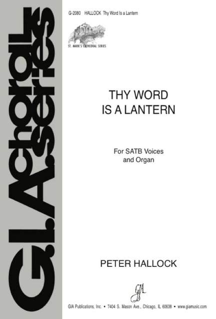Peter R. Hallock: Thy Word Is a Lantern