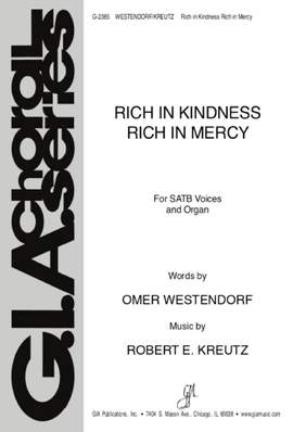 Robert E. Kreutz_Omer Westendorf: Rich in Kindness, Rich in Mercy