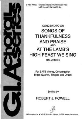 Robert J. Powell: Songs of Thankfulness and Praise