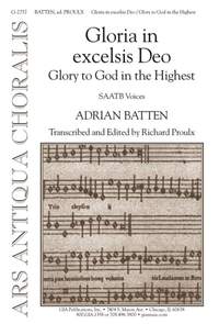 Adrian Batten: Gloria in excelsis Deo