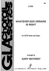 Severus Gastorius: Whatever God Ordains Is Right