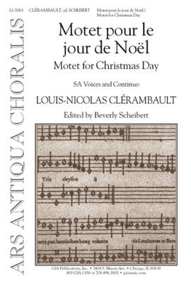 Louis-Nicolas Clérambault: Motet pour le Jour de NoÃ«l