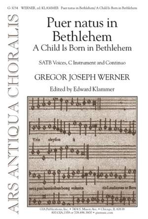 Gregor Joseph Werner: Puer natus in Bethlehem