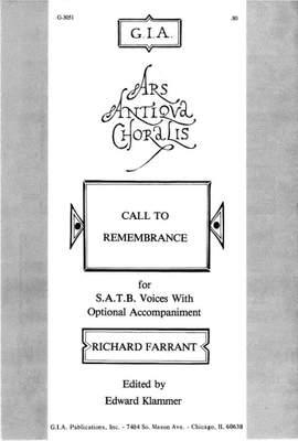 Richard Farrant: Call to Remembrance