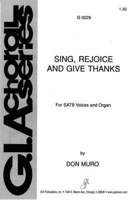Don Muro: Sing, Rejoice and Give Thanks