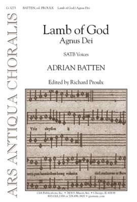 Adrian Batten: Lamb of God