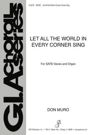 Don Muro: Let All the World in Every Corner Sing