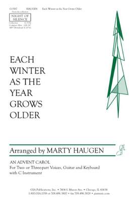 Annabeth Gay: Each Winter As the Year Grows Older