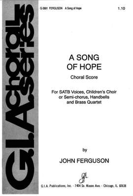 John Ferguson: A Song of Hope - Choral score