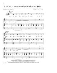 Carl Johengen: Let All the Peoples Praise You