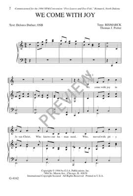 Thomas J. Porter: We Come with Joy
