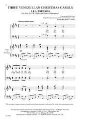 Bruce Trinkley: Three Venezuelan Christmas Carols