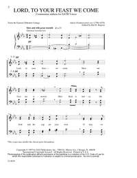 Alexis Feodorovich Lvov: Lord, to Your Feast We Come