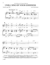 Felix Goebel-Komala: I Will Sing of Your Goodness