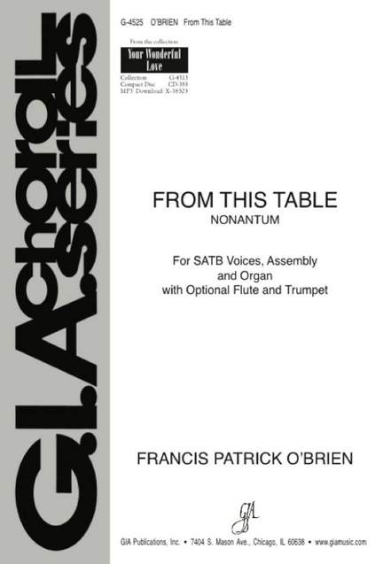 Francis Patrick O'Brien: From This Table