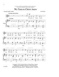 Ian Kellam: We Turn to Christ Anew