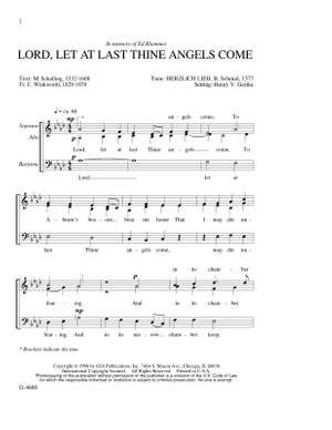 B. Schmid: Lord, Let at Last Thine Angels Come