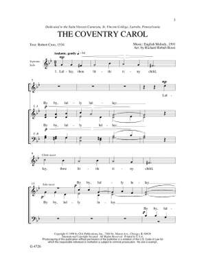 Coventry Carol, The